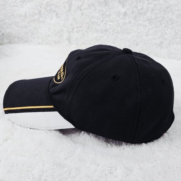 Shurhold Fishing Team Moisture Wicking Black Baseball Hat Cap Adjustable Strap - Picture 4 of 8